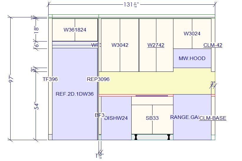 Home Measure Service. Westchester’s #1 Floor Plan Service, creating detailed floor plans and room dimensions for real estate and design, Kitchen Design and Cabinetry Westchester. Modern kitchen layout with precise measurements and as-built floor plan by Home Measure Service in Westchester County, Fairfield County, and Greenwich, CT